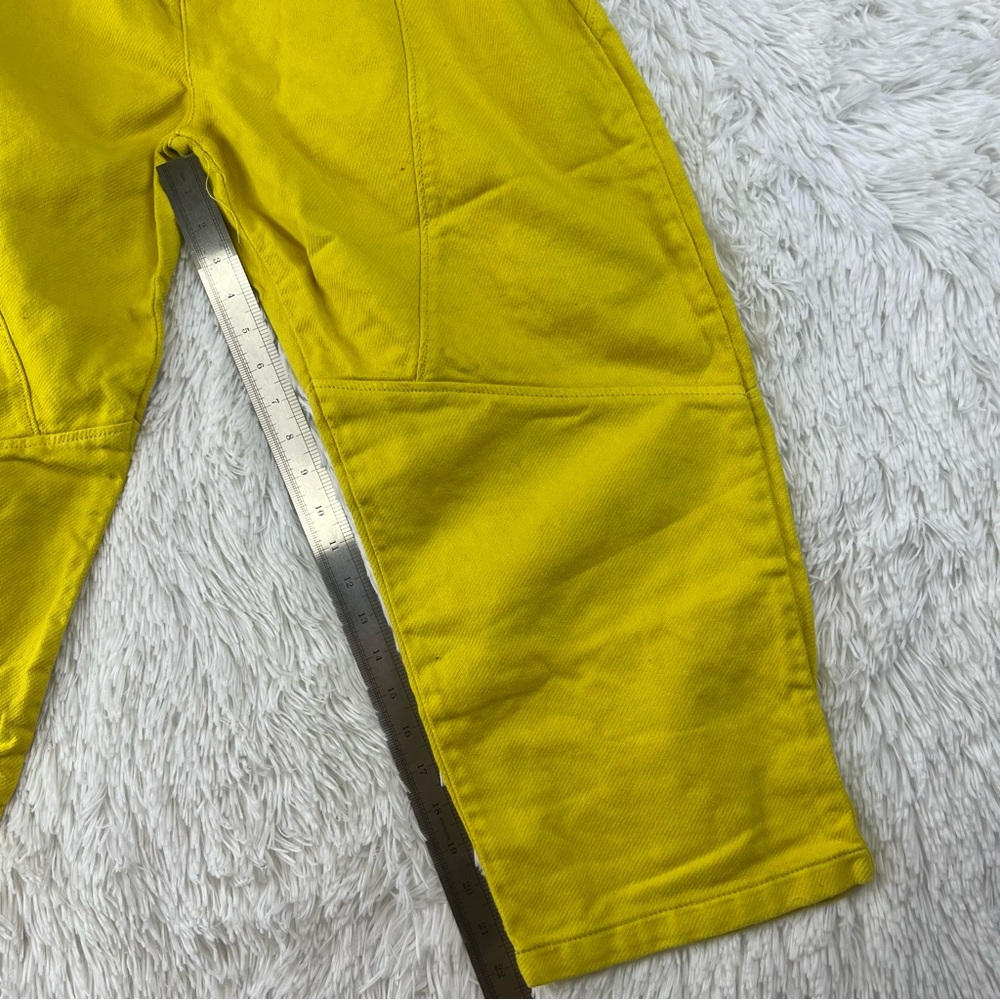 Urban Outfitters Yellow High-Waist Cotton Capris - Picture 3 of 14